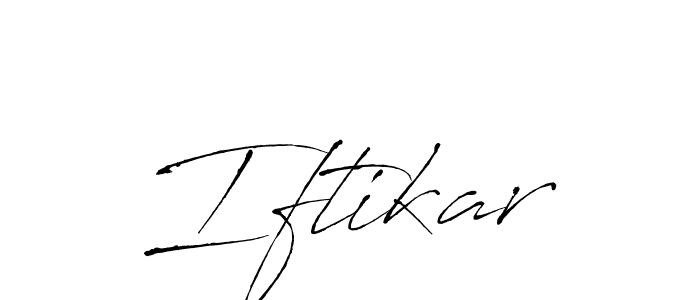 How to make Iftikar name signature. Use Antro_Vectra style for creating short signs online. This is the latest handwritten sign. Iftikar signature style 6 images and pictures png