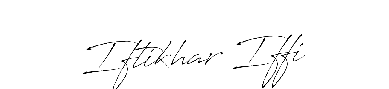 You should practise on your own different ways (Antro_Vectra) to write your name (Iftikhar Iffi) in signature. don't let someone else do it for you. Iftikhar Iffi signature style 6 images and pictures png