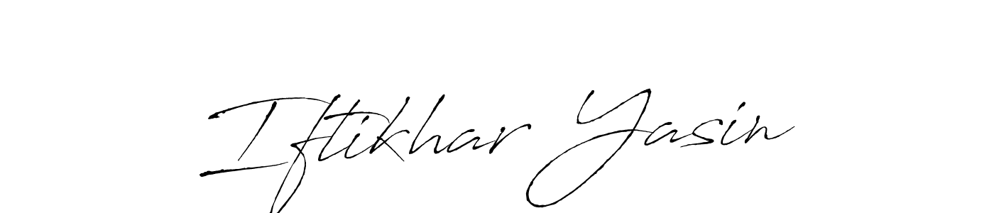 Iftikhar Yasin stylish signature style. Best Handwritten Sign (Antro_Vectra) for my name. Handwritten Signature Collection Ideas for my name Iftikhar Yasin. Iftikhar Yasin signature style 6 images and pictures png