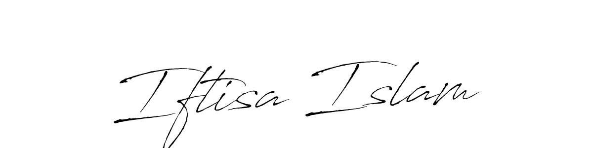 How to make Iftisa Islam signature? Antro_Vectra is a professional autograph style. Create handwritten signature for Iftisa Islam name. Iftisa Islam signature style 6 images and pictures png