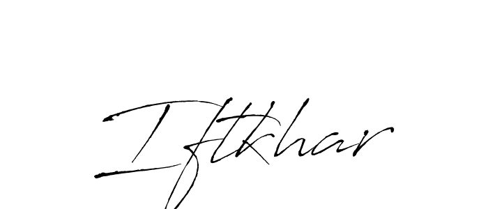 You should practise on your own different ways (Antro_Vectra) to write your name (Iftkhar) in signature. don't let someone else do it for you. Iftkhar signature style 6 images and pictures png