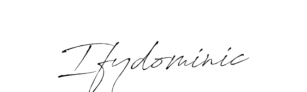 How to make Ifydominic name signature. Use Antro_Vectra style for creating short signs online. This is the latest handwritten sign. Ifydominic signature style 6 images and pictures png