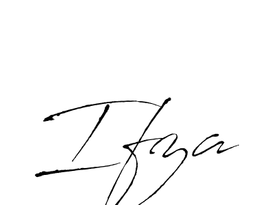 Create a beautiful signature design for name Ifza. With this signature (Antro_Vectra) fonts, you can make a handwritten signature for free. Ifza signature style 6 images and pictures png