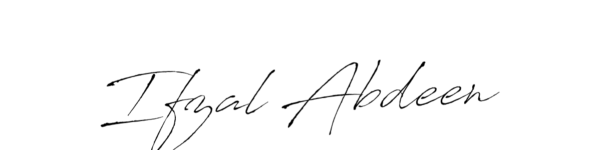 How to make Ifzal Abdeen signature? Antro_Vectra is a professional autograph style. Create handwritten signature for Ifzal Abdeen name. Ifzal Abdeen signature style 6 images and pictures png