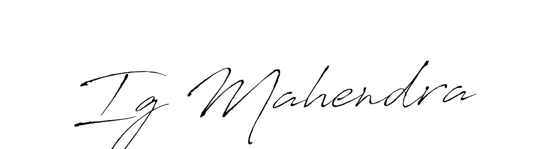 Here are the top 10 professional signature styles for the name Ig Mahendra. These are the best autograph styles you can use for your name. Ig Mahendra signature style 6 images and pictures png