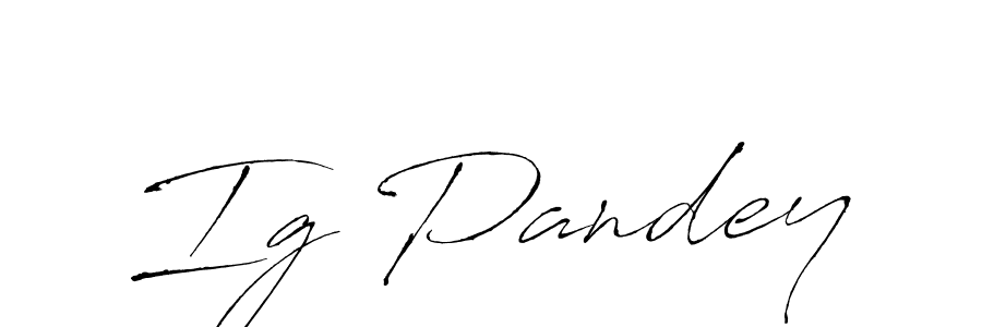 It looks lik you need a new signature style for name Ig Pandey. Design unique handwritten (Antro_Vectra) signature with our free signature maker in just a few clicks. Ig Pandey signature style 6 images and pictures png