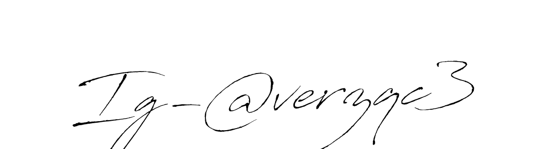 Create a beautiful signature design for name Ig-@verzqc3. With this signature (Antro_Vectra) fonts, you can make a handwritten signature for free. Ig-@verzqc3 signature style 6 images and pictures png