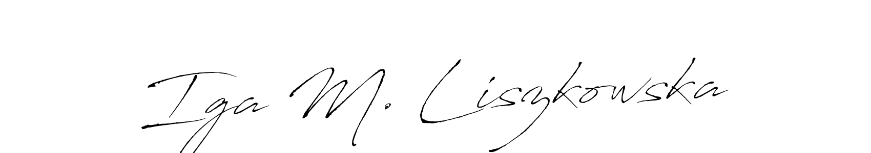 Check out images of Autograph of Iga M. Liszkowska name. Actor Iga M. Liszkowska Signature Style. Antro_Vectra is a professional sign style online. Iga M. Liszkowska signature style 6 images and pictures png