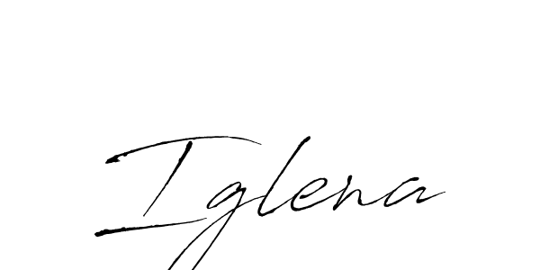 How to Draw Iglena signature style? Antro_Vectra is a latest design signature styles for name Iglena. Iglena signature style 6 images and pictures png