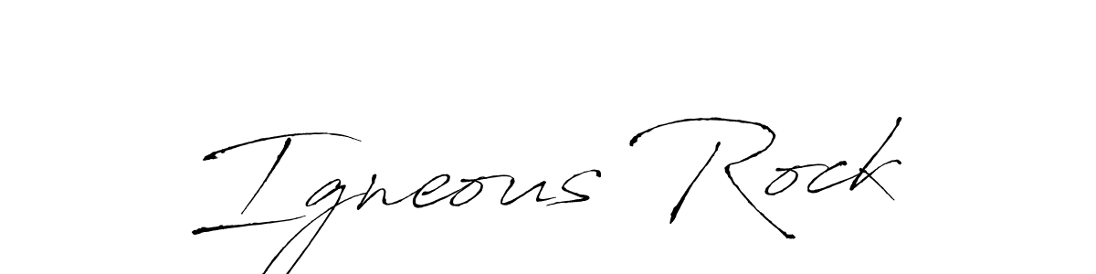 How to make Igneous Rock signature? Antro_Vectra is a professional autograph style. Create handwritten signature for Igneous Rock name. Igneous Rock signature style 6 images and pictures png