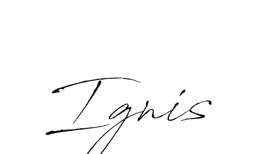 How to make Ignis name signature. Use Antro_Vectra style for creating short signs online. This is the latest handwritten sign. Ignis signature style 6 images and pictures png