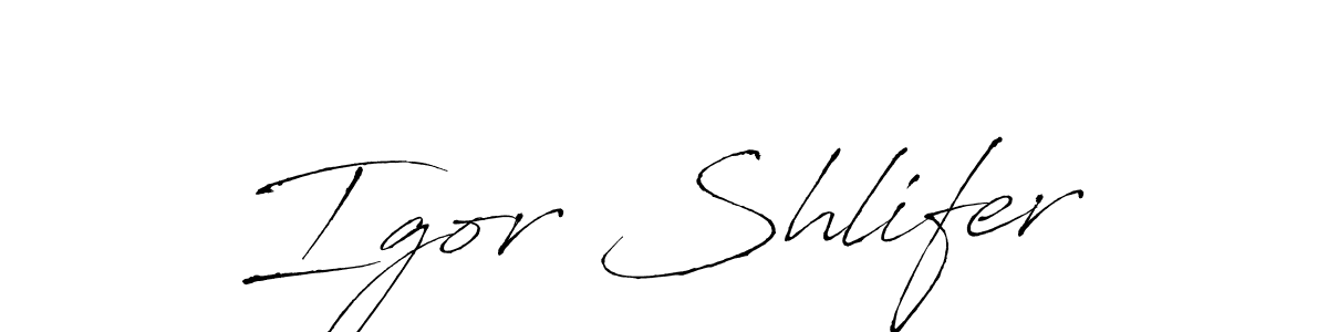 Design your own signature with our free online signature maker. With this signature software, you can create a handwritten (Antro_Vectra) signature for name Igor Shlifer. Igor Shlifer signature style 6 images and pictures png