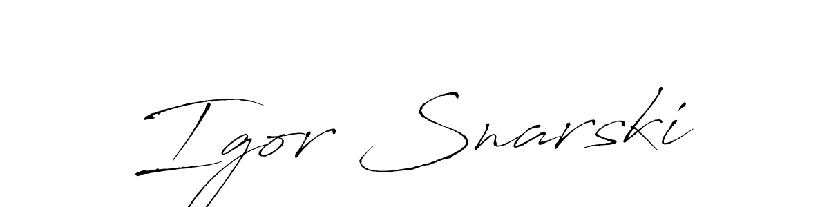 Also You can easily find your signature by using the search form. We will create Igor Snarski name handwritten signature images for you free of cost using Antro_Vectra sign style. Igor Snarski signature style 6 images and pictures png