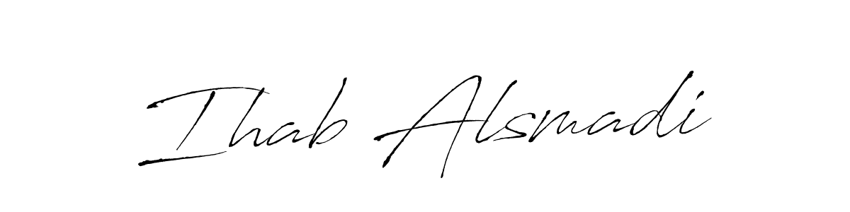 How to Draw Ihab Alsmadi signature style? Antro_Vectra is a latest design signature styles for name Ihab Alsmadi. Ihab Alsmadi signature style 6 images and pictures png