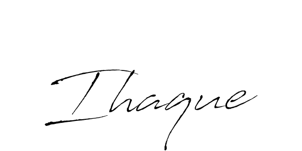 The best way (Antro_Vectra) to make a short signature is to pick only two or three words in your name. The name Ihaque include a total of six letters. For converting this name. Ihaque signature style 6 images and pictures png