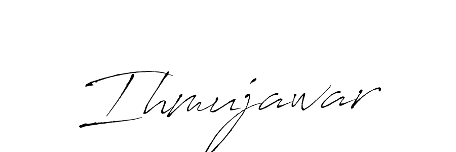 Make a beautiful signature design for name Ihmujawar. With this signature (Antro_Vectra) style, you can create a handwritten signature for free. Ihmujawar signature style 6 images and pictures png