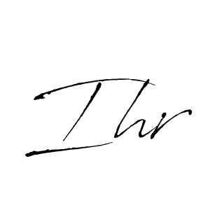 Ihr stylish signature style. Best Handwritten Sign (Antro_Vectra) for my name. Handwritten Signature Collection Ideas for my name Ihr. Ihr signature style 6 images and pictures png