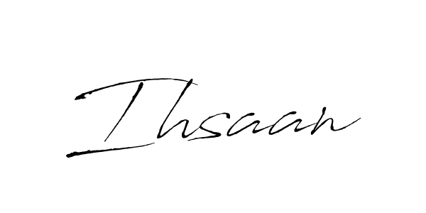 Ihsaan stylish signature style. Best Handwritten Sign (Antro_Vectra) for my name. Handwritten Signature Collection Ideas for my name Ihsaan. Ihsaan signature style 6 images and pictures png