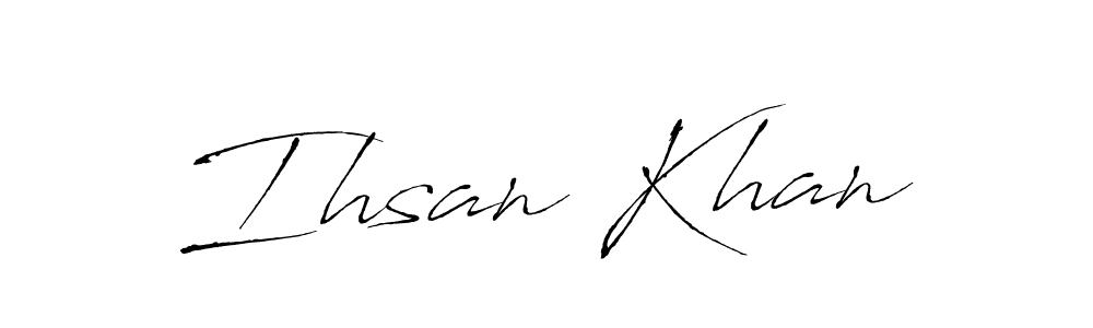 It looks lik you need a new signature style for name Ihsan Khan. Design unique handwritten (Antro_Vectra) signature with our free signature maker in just a few clicks. Ihsan Khan signature style 6 images and pictures png