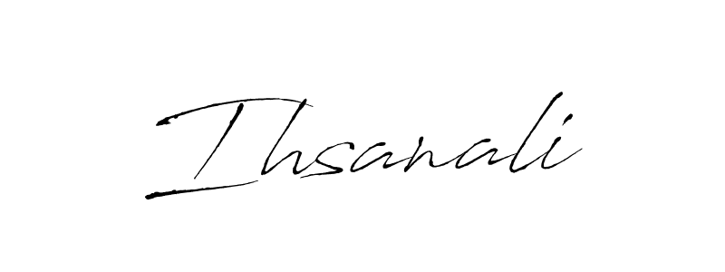 How to Draw Ihsanali signature style? Antro_Vectra is a latest design signature styles for name Ihsanali. Ihsanali signature style 6 images and pictures png