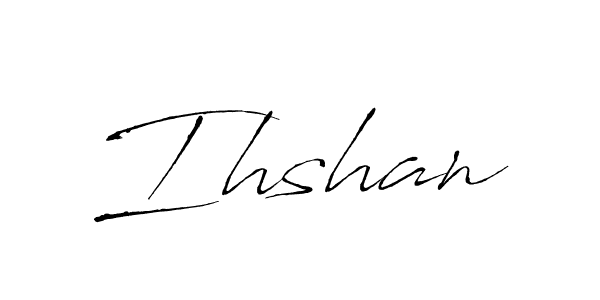 How to make Ihshan name signature. Use Antro_Vectra style for creating short signs online. This is the latest handwritten sign. Ihshan signature style 6 images and pictures png