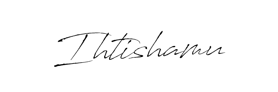 It looks lik you need a new signature style for name Ihtishamu. Design unique handwritten (Antro_Vectra) signature with our free signature maker in just a few clicks. Ihtishamu signature style 6 images and pictures png