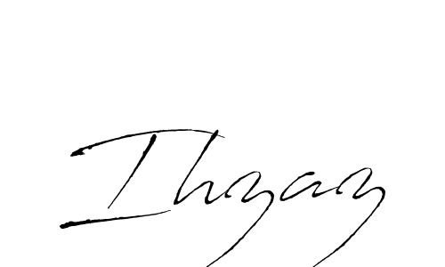 if you are searching for the best signature style for your name Ihzaz. so please give up your signature search. here we have designed multiple signature styles  using Antro_Vectra. Ihzaz signature style 6 images and pictures png