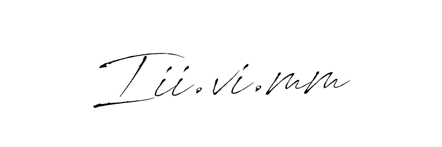 Iii.vi.mm stylish signature style. Best Handwritten Sign (Antro_Vectra) for my name. Handwritten Signature Collection Ideas for my name Iii.vi.mm. Iii.vi.mm signature style 6 images and pictures png
