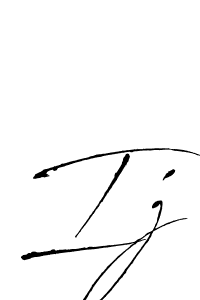 if you are searching for the best signature style for your name Ij. so please give up your signature search. here we have designed multiple signature styles  using Antro_Vectra. Ij signature style 6 images and pictures png