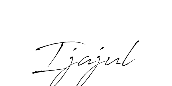 Create a beautiful signature design for name Ijajul. With this signature (Antro_Vectra) fonts, you can make a handwritten signature for free. Ijajul signature style 6 images and pictures png