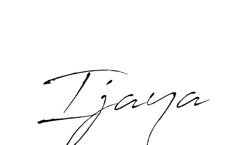 Make a beautiful signature design for name Ijaya. With this signature (Antro_Vectra) style, you can create a handwritten signature for free. Ijaya signature style 6 images and pictures png