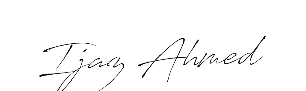 The best way (Antro_Vectra) to make a short signature is to pick only two or three words in your name. The name Ijaz Ahmed include a total of six letters. For converting this name. Ijaz Ahmed signature style 6 images and pictures png