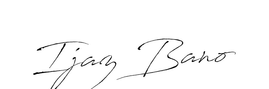 Make a beautiful signature design for name Ijaz Bano. Use this online signature maker to create a handwritten signature for free. Ijaz Bano signature style 6 images and pictures png