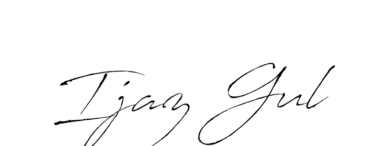 How to make Ijaz Gul signature? Antro_Vectra is a professional autograph style. Create handwritten signature for Ijaz Gul name. Ijaz Gul signature style 6 images and pictures png