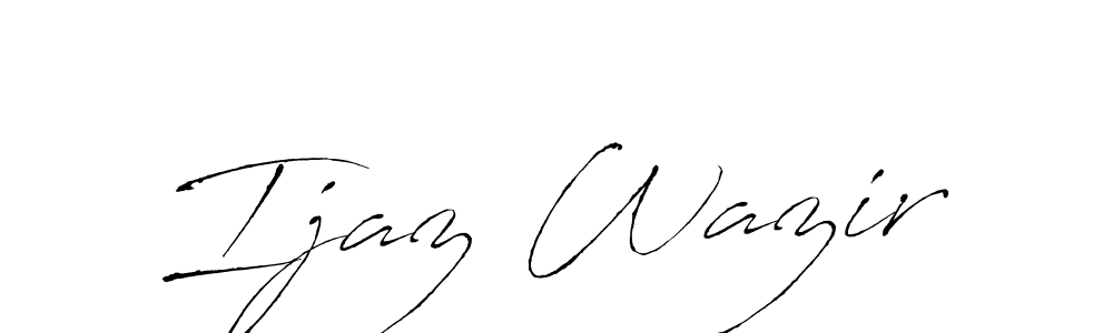 Make a beautiful signature design for name Ijaz Wazir. Use this online signature maker to create a handwritten signature for free. Ijaz Wazir signature style 6 images and pictures png