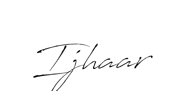 How to make Ijhaar name signature. Use Antro_Vectra style for creating short signs online. This is the latest handwritten sign. Ijhaar signature style 6 images and pictures png