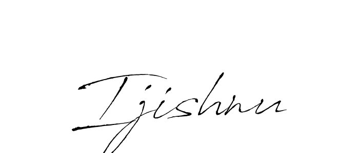 Use a signature maker to create a handwritten signature online. With this signature software, you can design (Antro_Vectra) your own signature for name Ijishnu. Ijishnu signature style 6 images and pictures png