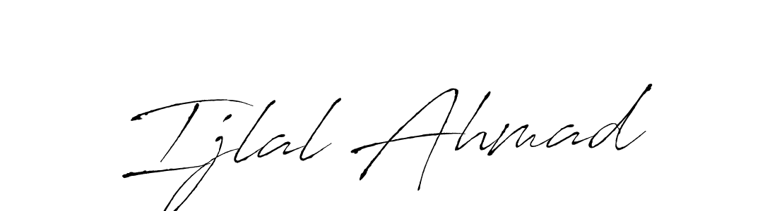 This is the best signature style for the Ijlal Ahmad name. Also you like these signature font (Antro_Vectra). Mix name signature. Ijlal Ahmad signature style 6 images and pictures png