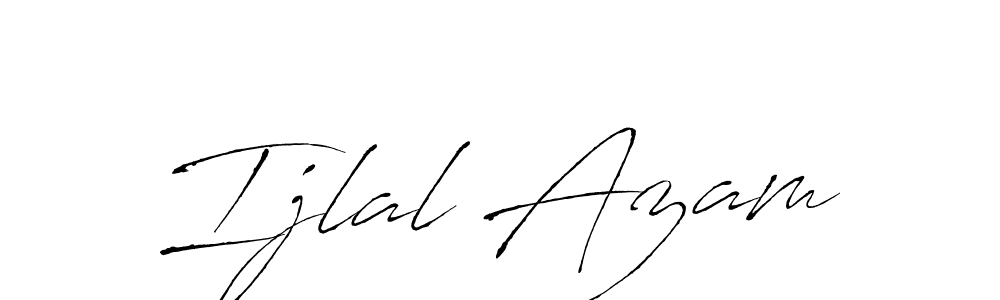 Make a beautiful signature design for name Ijlal Azam. Use this online signature maker to create a handwritten signature for free. Ijlal Azam signature style 6 images and pictures png