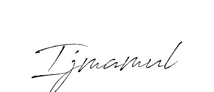 Make a beautiful signature design for name Ijmamul. With this signature (Antro_Vectra) style, you can create a handwritten signature for free. Ijmamul signature style 6 images and pictures png
