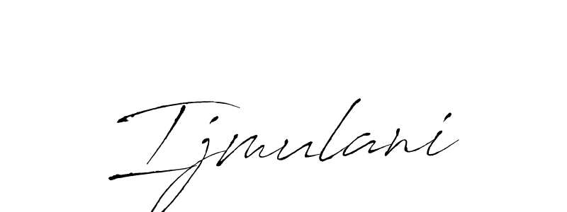 if you are searching for the best signature style for your name Ijmulani. so please give up your signature search. here we have designed multiple signature styles  using Antro_Vectra. Ijmulani signature style 6 images and pictures png