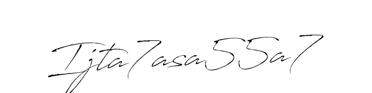 How to make Ijta7asa55a7 signature? Antro_Vectra is a professional autograph style. Create handwritten signature for Ijta7asa55a7 name. Ijta7asa55a7 signature style 6 images and pictures png