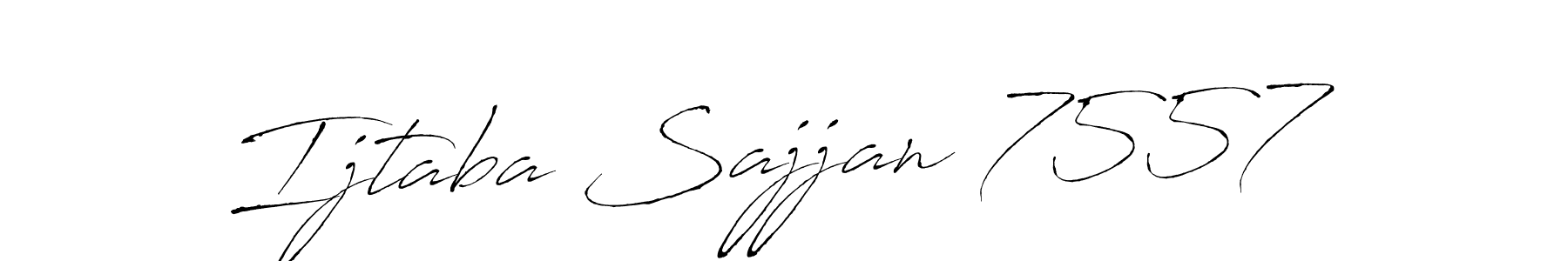 Similarly Antro_Vectra is the best handwritten signature design. Signature creator online .You can use it as an online autograph creator for name Ijtaba Sajjan 7557. Ijtaba Sajjan 7557 signature style 6 images and pictures png