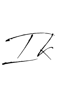 Design your own signature with our free online signature maker. With this signature software, you can create a handwritten (Antro_Vectra) signature for name Ik. Ik signature style 6 images and pictures png