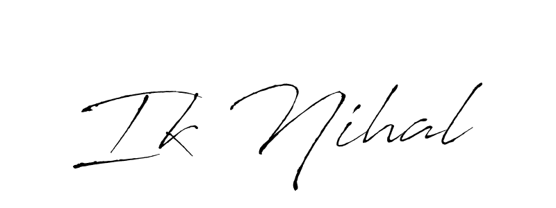 Make a beautiful signature design for name Ik Nihal. Use this online signature maker to create a handwritten signature for free. Ik Nihal signature style 6 images and pictures png