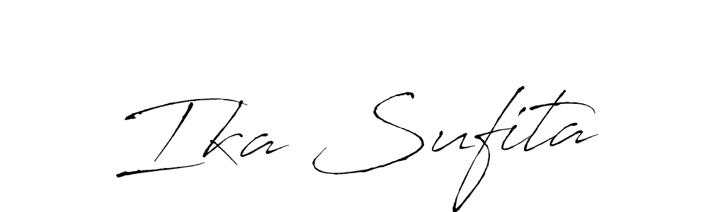 Also we have Ika Sufita name is the best signature style. Create professional handwritten signature collection using Antro_Vectra autograph style. Ika Sufita signature style 6 images and pictures png