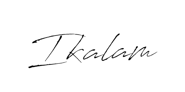 The best way (Antro_Vectra) to make a short signature is to pick only two or three words in your name. The name Ikalam include a total of six letters. For converting this name. Ikalam signature style 6 images and pictures png