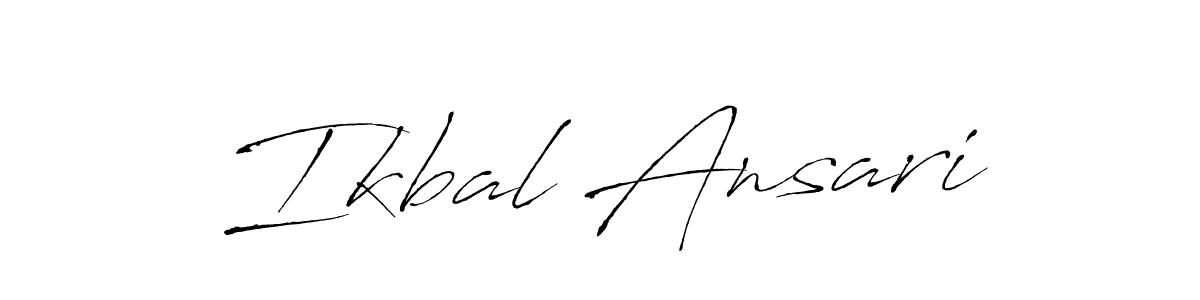 It looks lik you need a new signature style for name Ikbal Ansari. Design unique handwritten (Antro_Vectra) signature with our free signature maker in just a few clicks. Ikbal Ansari signature style 6 images and pictures png