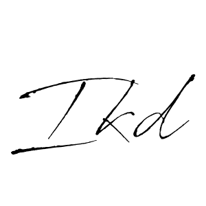 Ikd stylish signature style. Best Handwritten Sign (Antro_Vectra) for my name. Handwritten Signature Collection Ideas for my name Ikd. Ikd signature style 6 images and pictures png