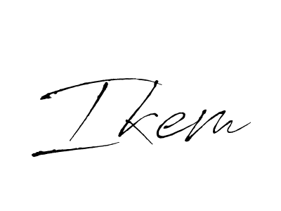 Also we have Ikem name is the best signature style. Create professional handwritten signature collection using Antro_Vectra autograph style. Ikem signature style 6 images and pictures png